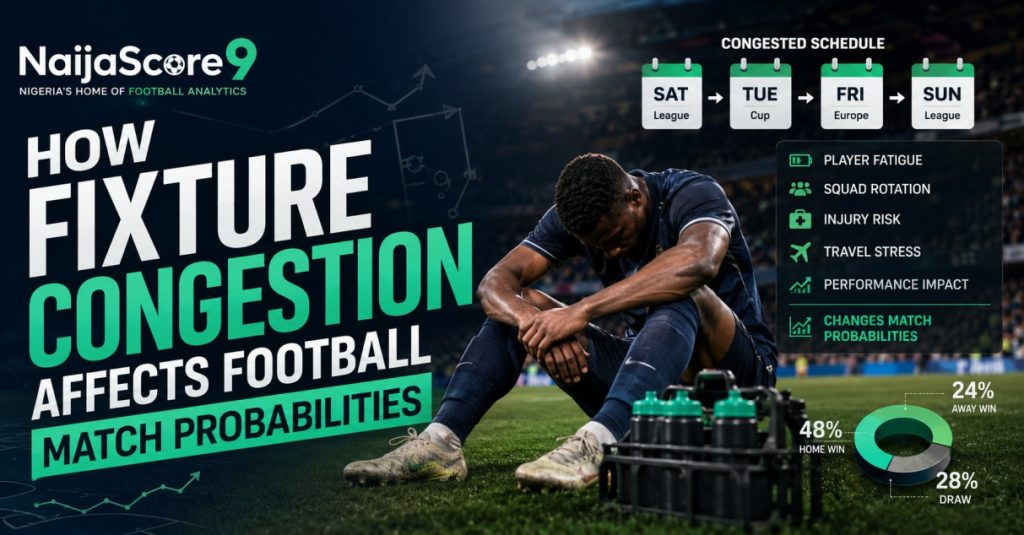 How Fixture Congestion Affects Football Match Probabilities
