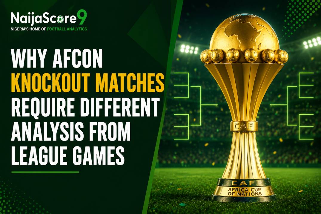 AFCON Knockout Matches vs League Games