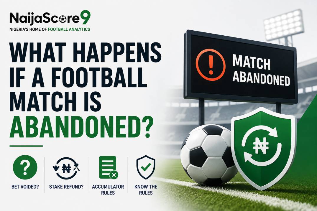 What Happens to Your Bet If a Football Match Is Abandoned